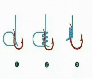 图解6种常见鱼钩绑法